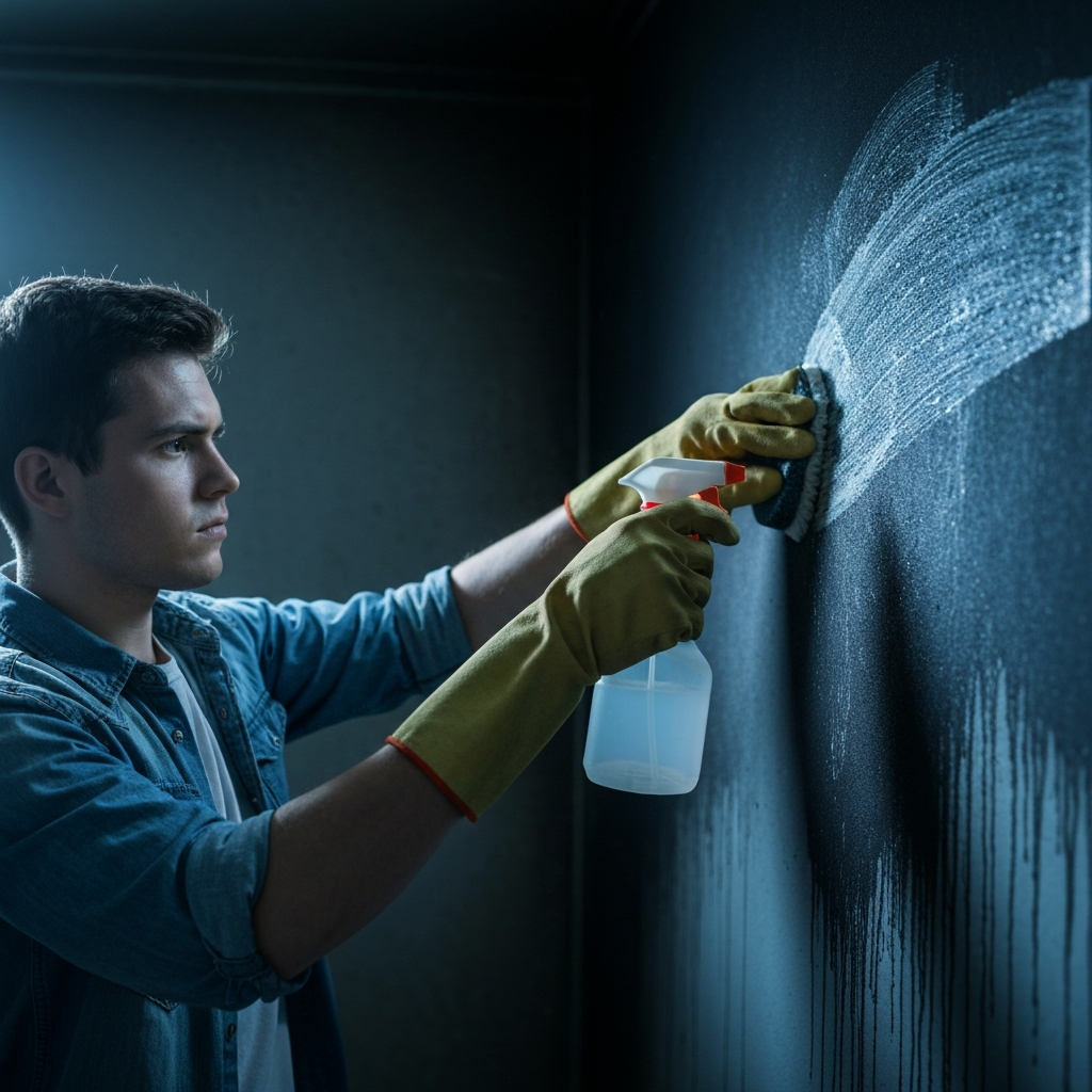 DIY cleaning spreading soot damage