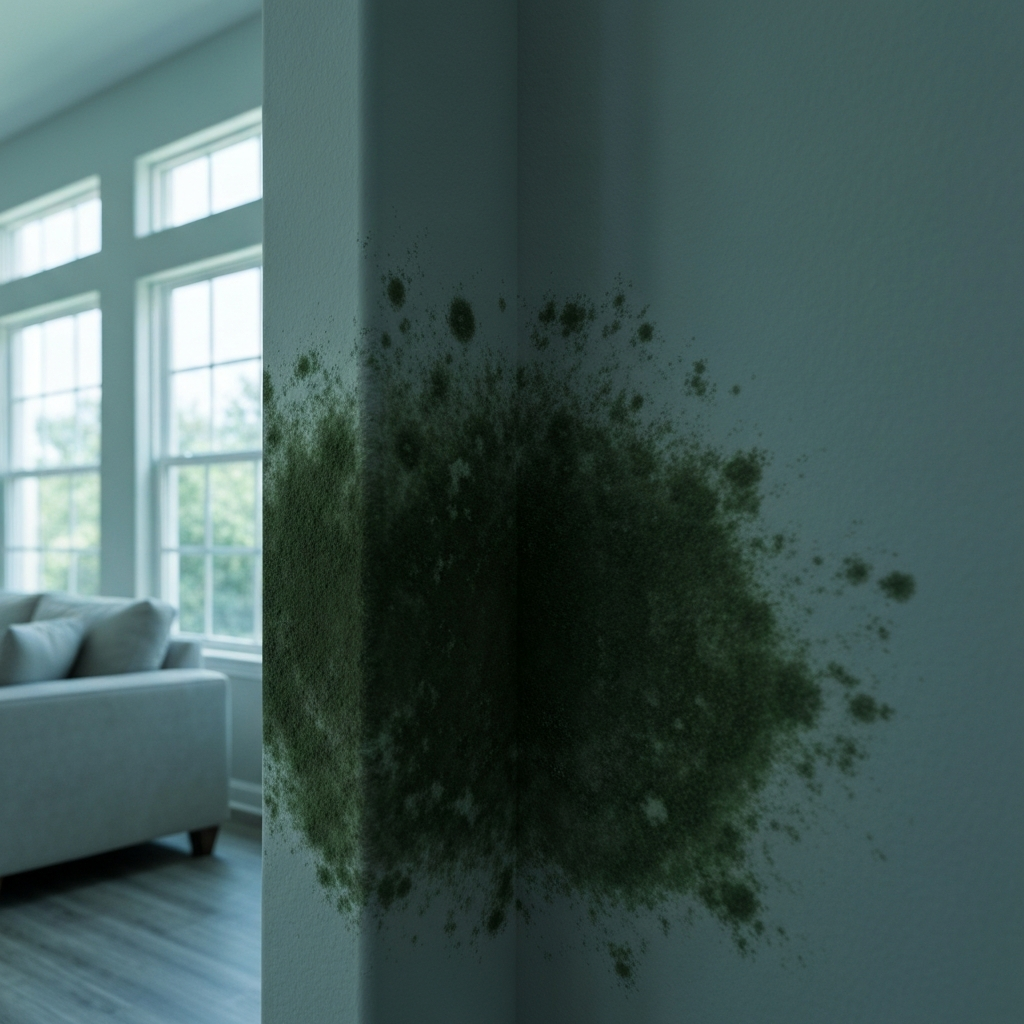 Moldy Florida home corner